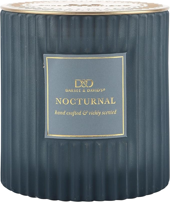 Darsee & David's, Nocturnal Ribbed Candle, 10 Ounces | Amazon (US)