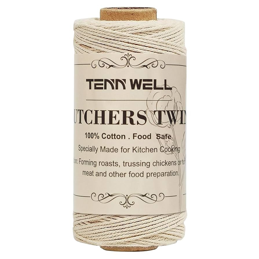 Tenn Well Butchers Cooking Twine, 328 Feet 3Ply 1mm Cotton Bakers Twine, Food Safe Kitchen String... | Amazon (US)