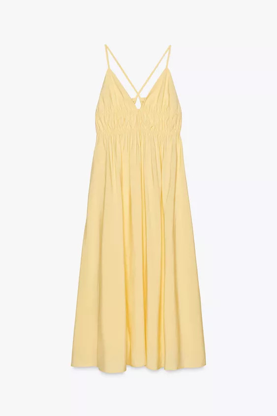 FLOWING MIDI DRESS | Zara US