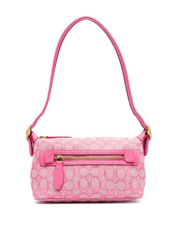 Coach Jacquard Shoulder Bag - Farfetch | Farfetch Global
