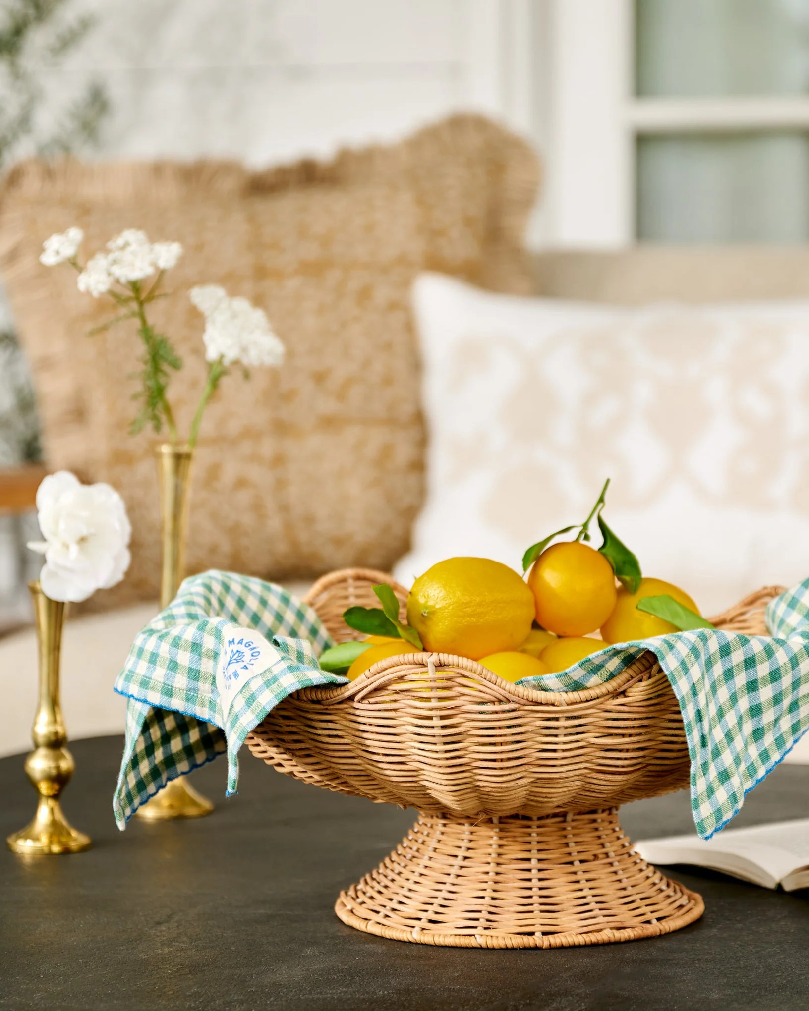 Rattan Scallop Bowl | Magnolia