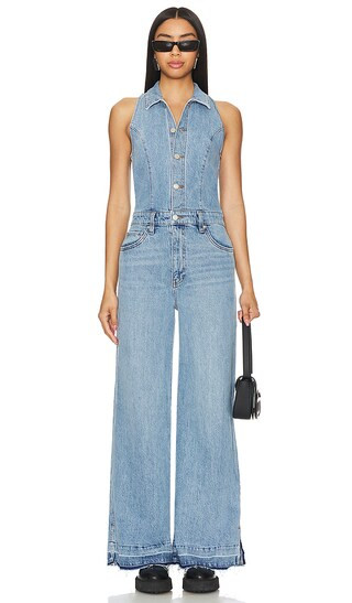 Halter Jumpsuit in Catwalk | Revolve Clothing (Global)