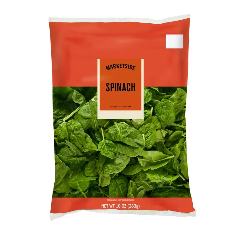 Marketside Fresh Spinach, 10 oz Bag - Walmart.com | Walmart (US)