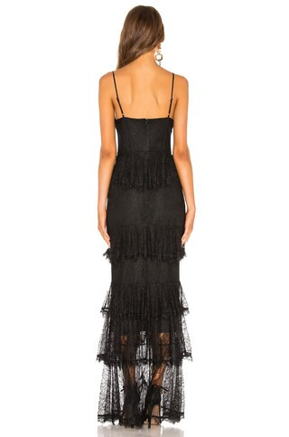 Zelda Fitz Gown in Black | Revolve Clothing (Global)