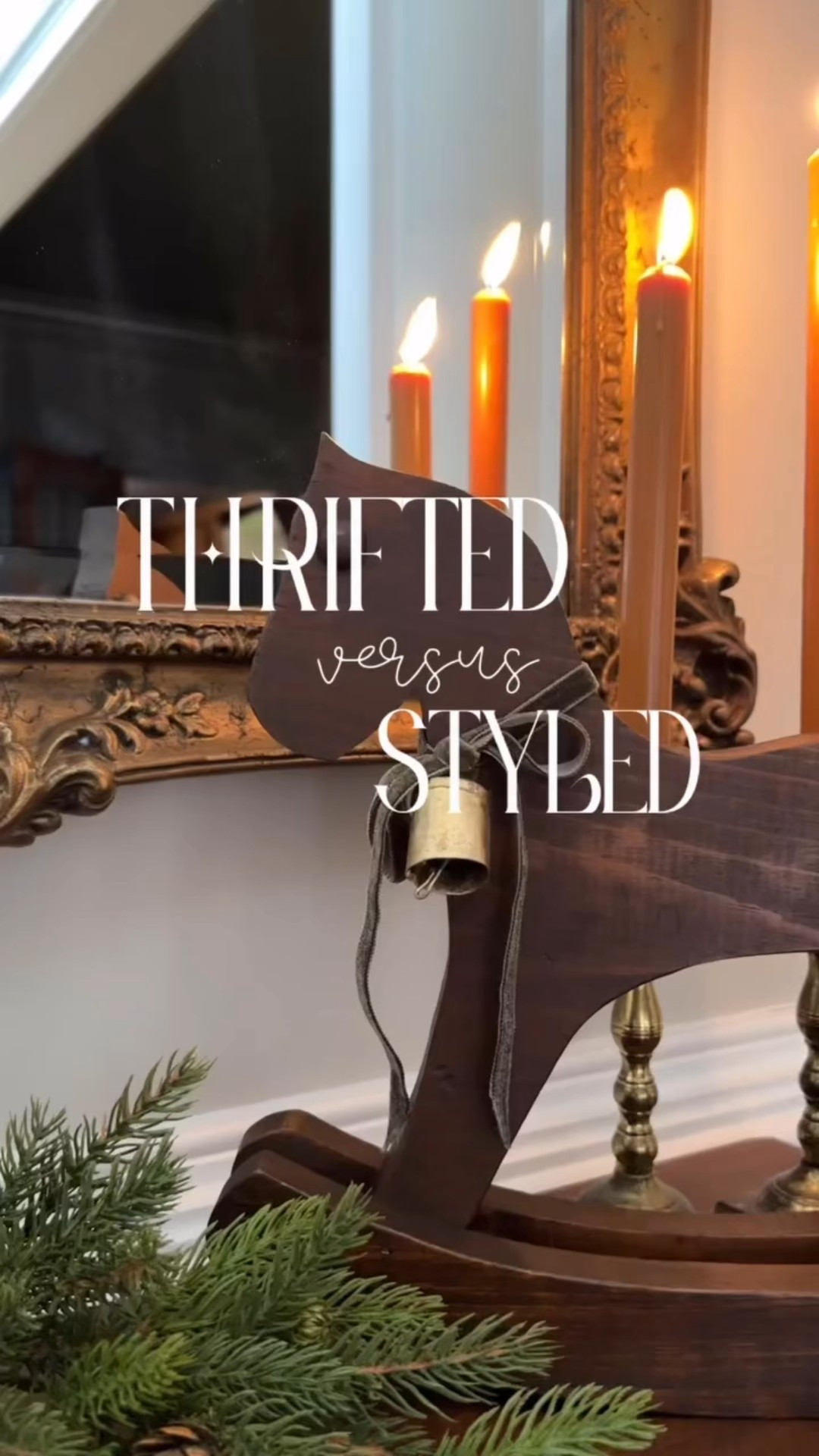 I spotted this little wooden rocking horse at the thrift store more than once before finally going back for it — total non-buyer’s remorse moment.
After bringing it home, I gave it a quick glow up with a coat of Dark Walnut stain, some velvet ribbon, and a vintage-style brass bell. Now it feels perfectly timeless and ready for the season. ✨
I haven’t started decorating for Christmas yet, but I know it’ll find its place soon.
Linked similar rocking horses, ribbon, stain, and bells on LTK so you can recreate the look.

#LTKSeasonal #LTKHome #LTKHoliday