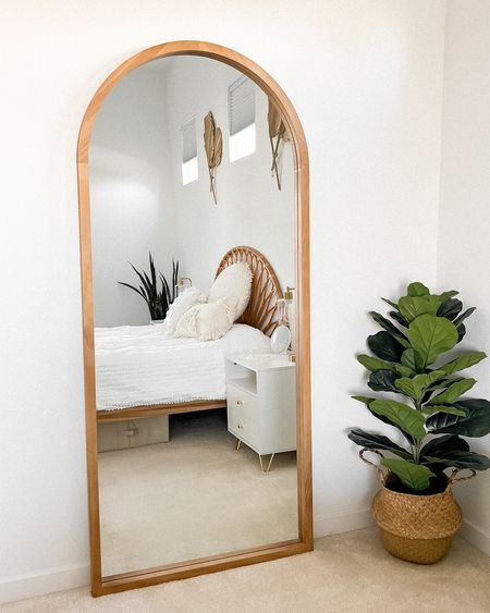 Found the perfect UO Tabitha Arc floor mirror alternative! This one is the same size and very similar wood frame but it’s only $230! The UO mirror is reg $449, but on sale for $269 so if you’re still dead set on UO, I’m linking it as well! You really can’t go wrong either way!

// Urban Outfitters, Target, home decor, bedroom, living room, mirrors

#LTKhome #LTKFind