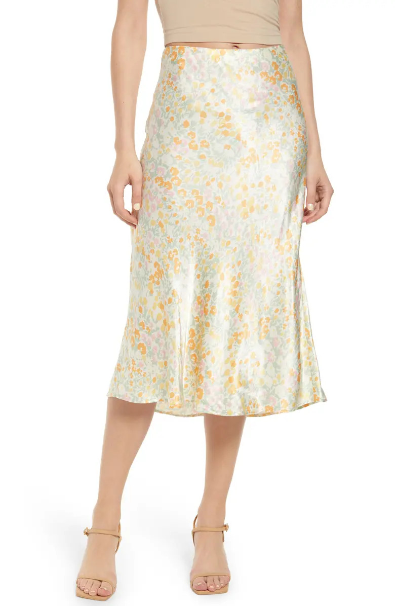 Rails Anya Floral Print Midi Skirt | Nordstrom | Nordstrom