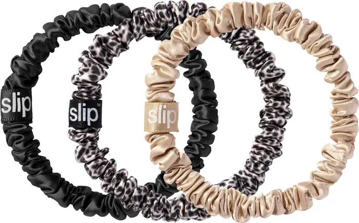 slip Pure Silk 3-Pack Skinny Scrunchies | Nordstromrack | Nordstrom Rack