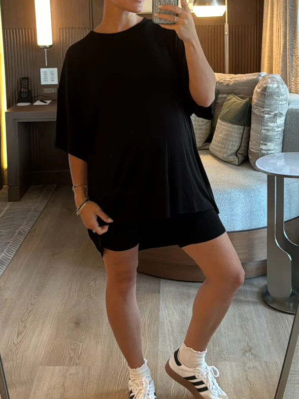 Novi Ribbed Tee + Shorts Set | Black | +Plus Available | RESTOCK | Talulah