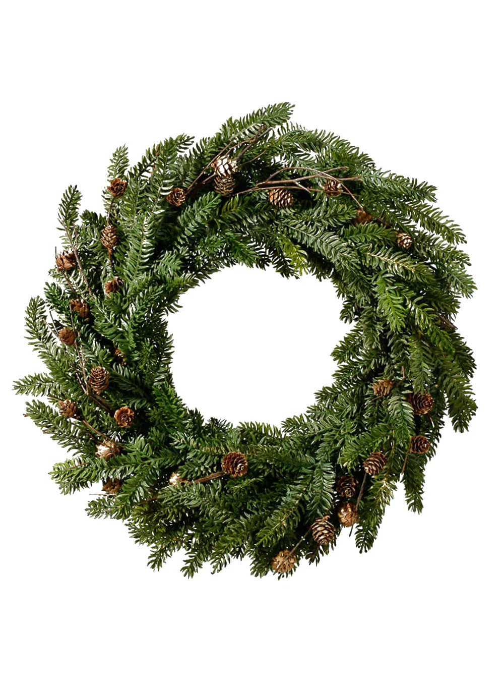 Faux Birch Silk 25'' Wreath | Wayfair North America