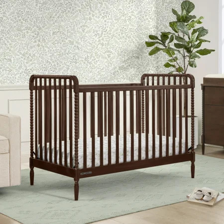 Delta Children Lily 4-in-1 Convertible Crib - Greenguard Gold Certified, Walnut Espresso | Walmart (US)