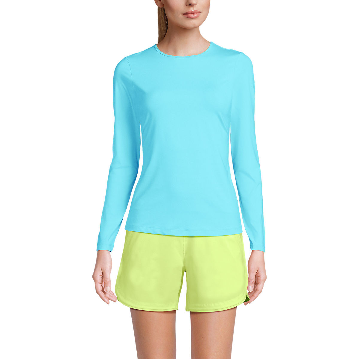 Women's SunShade UPF 50 Long Sleeve Relaxed Rash Guard | Lands' End (US)