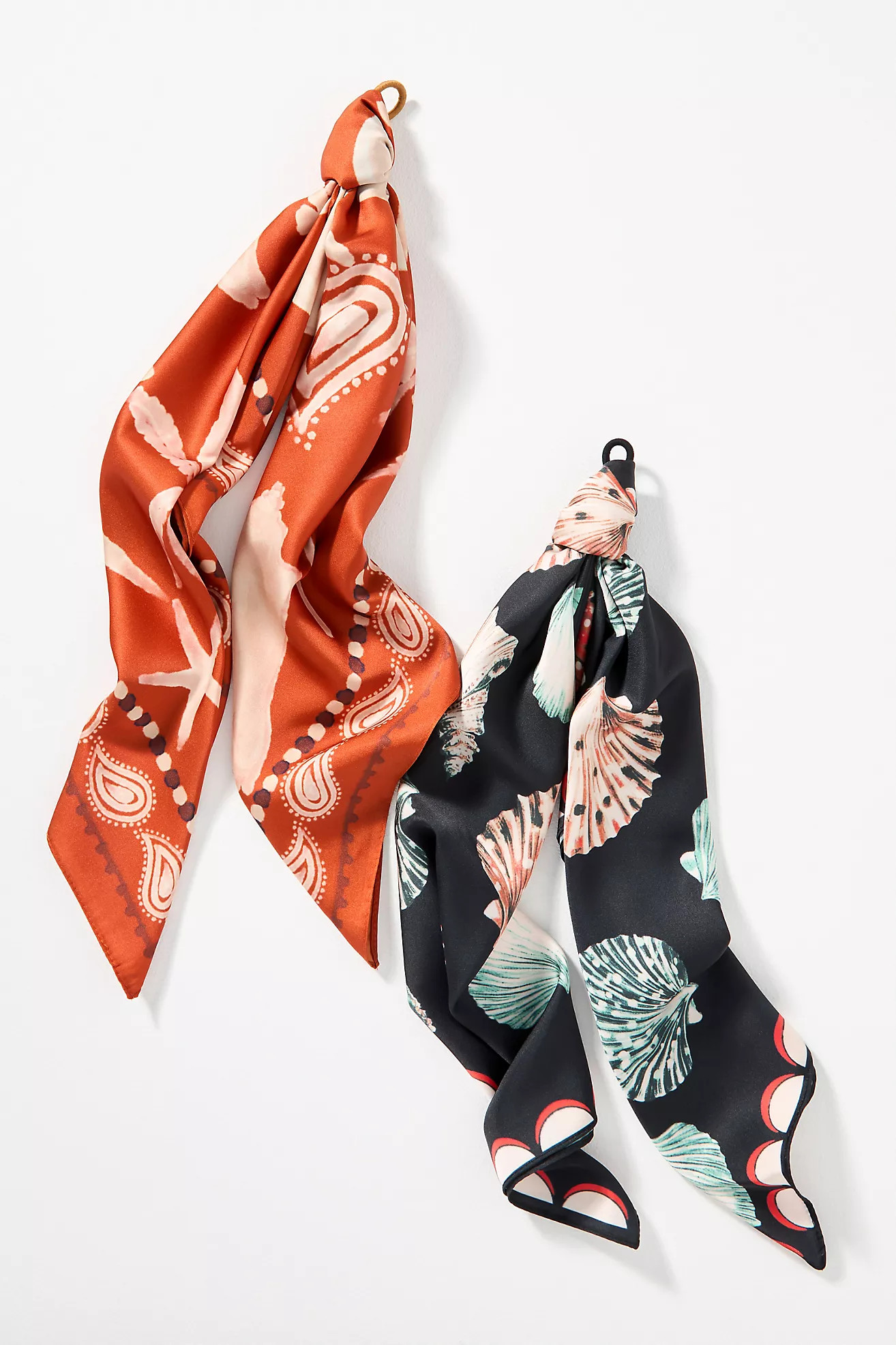 Palm Printed Hair Scarves, Set of 2 | Anthropologie (US)