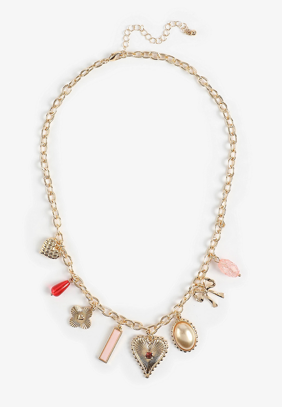 Gold Heart Charm Necklace | Maurices