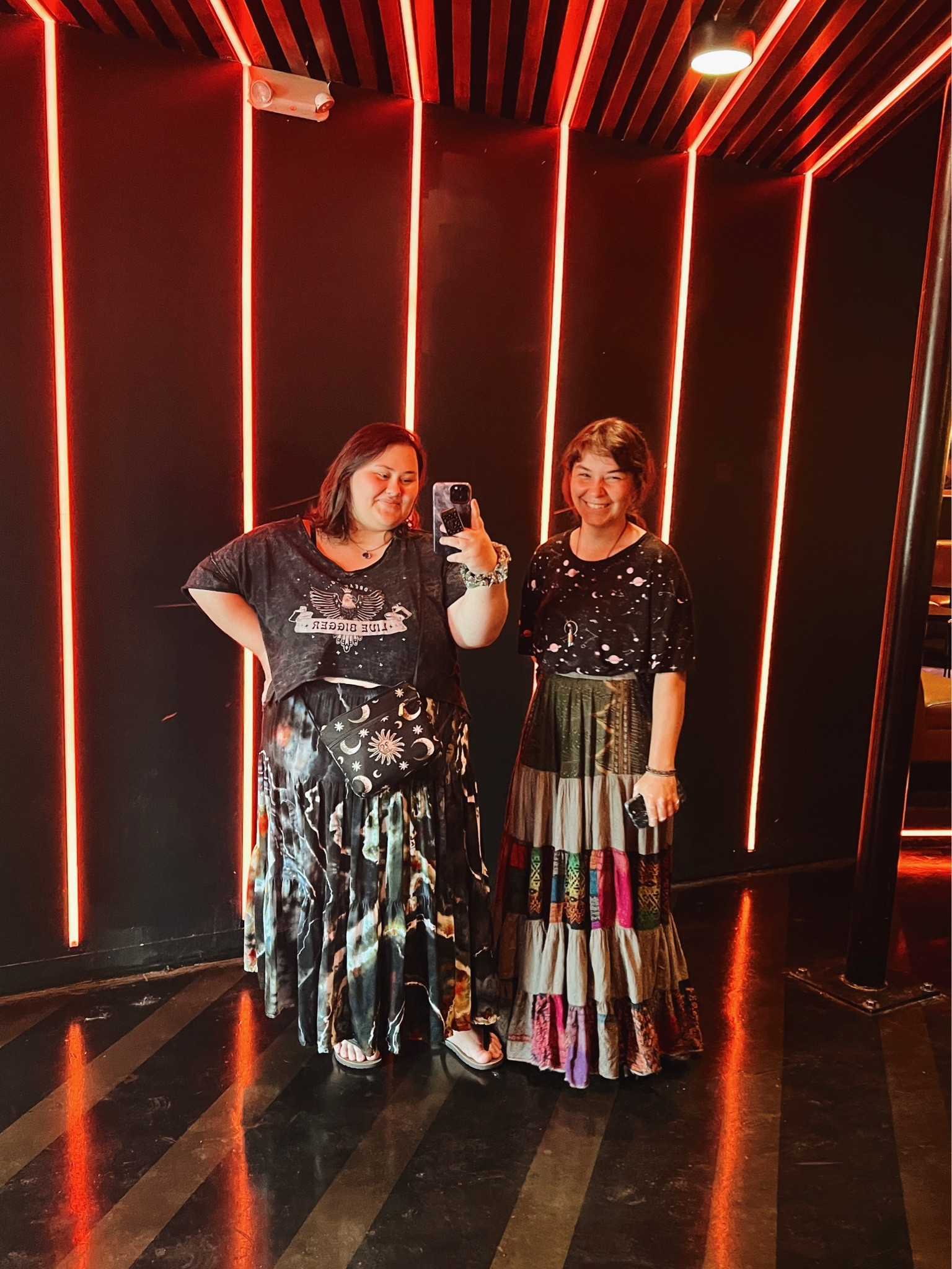 vacay #shopthefit day 1 ✨ flowy skirts, crop tops, cute sandals and a crossbody bag — my go-to curvy gal summer fits ✨
left shirt: @kanthabae
left skirt: @crystalballdyes
left shoes: @earthrunners
right shirt: walmart
right skirt: harempants.com

plus size, witchy, hippie outfit inspo

#LTKstyletip #LTKcurves #LTKunder50