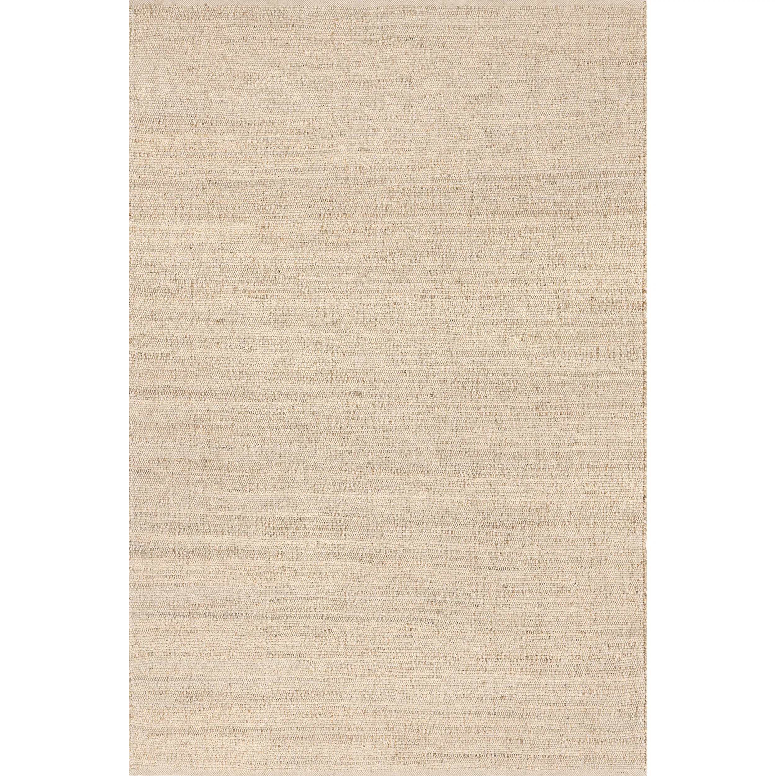 Helton Farmhouse Jute and Cotton Area Rug | Wayfair North America