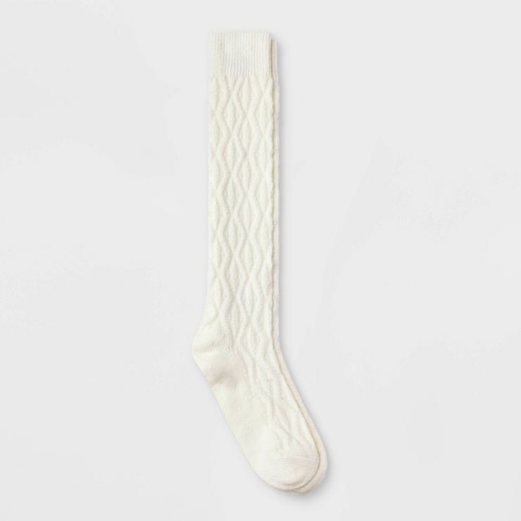 Women's Diamond Textured Super Soft Knee High Boot Socks - Universal Thread™ | Target