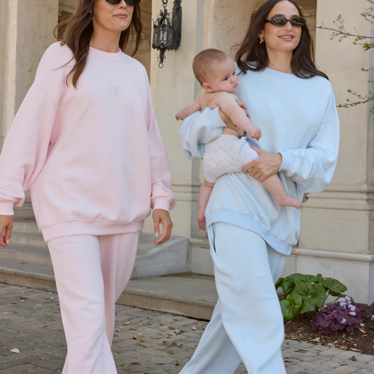 BUMPSUIT | Classic Terry Crewneck Sweatshirt - Powder Blue | BUMPSUIT