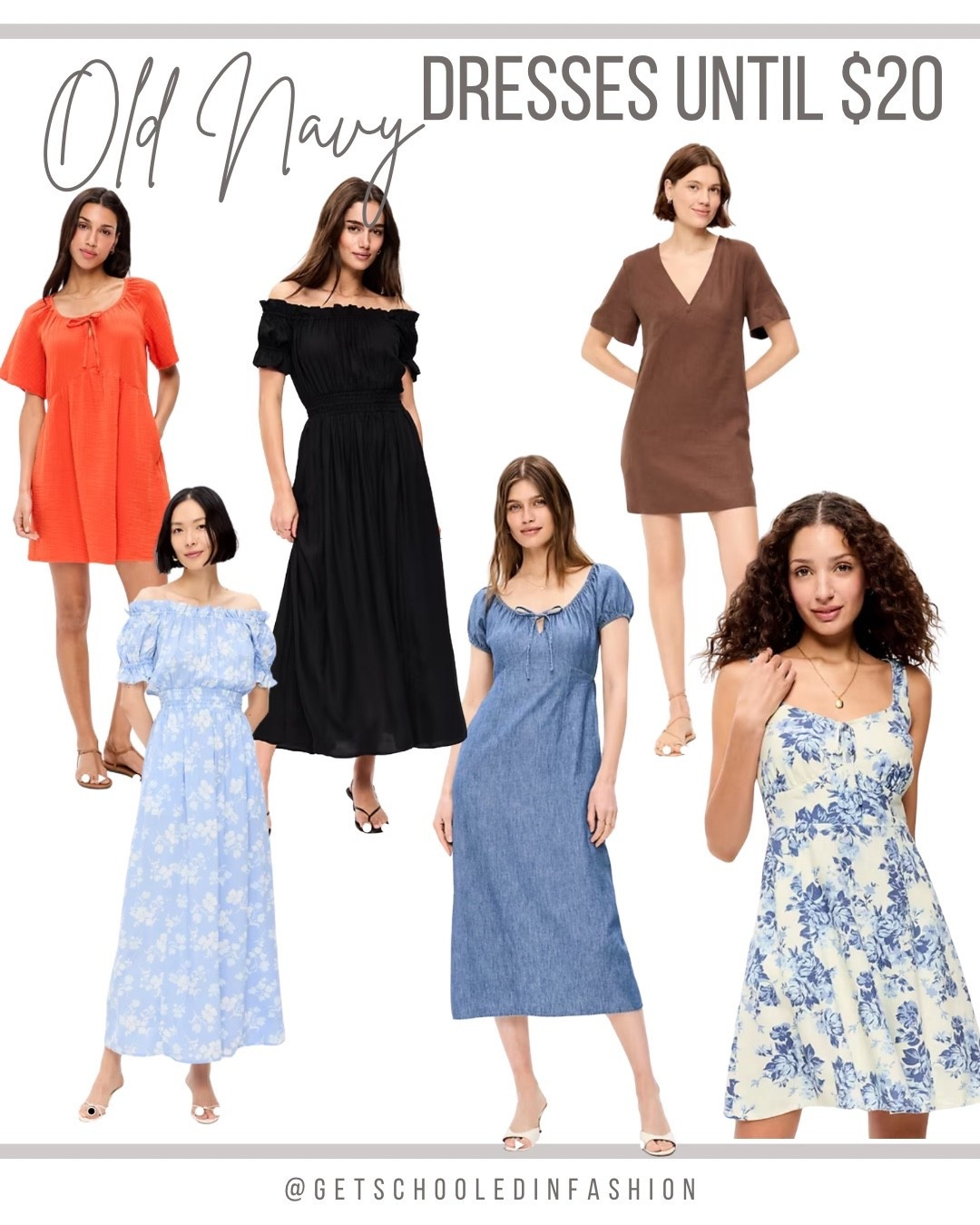 Old navy dresses under $20 
Spring dresses in sale 

#LTKSaleAlert #LTKMothersDay #LTKWorkwear