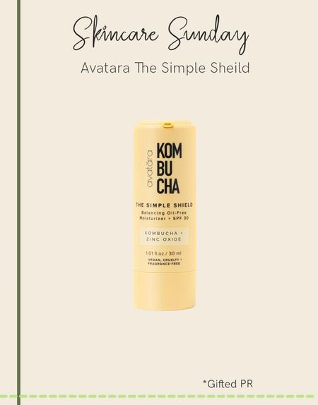 Avatara simple shield sunscreen 