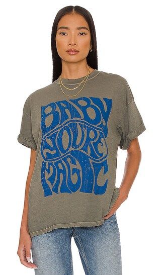Baby You're Magic Tee in Army Green | Revolve Clothing (Global)