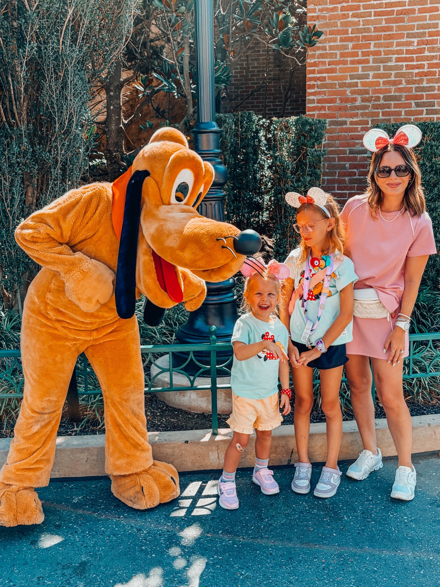 Hollywood studios park day. Minnie matching shirts for girls, super comfy set for myself 💛🎀✨ 

#LTKKids #LTKootd #LTKmomlife