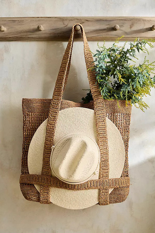 Raffia Traveler Bag | Anthropologie (US)