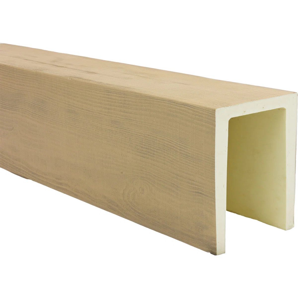 Heritage Timber Rustic Sawn Faux Wood 3-Sided Beam (U-Beam) | Wayfair North America