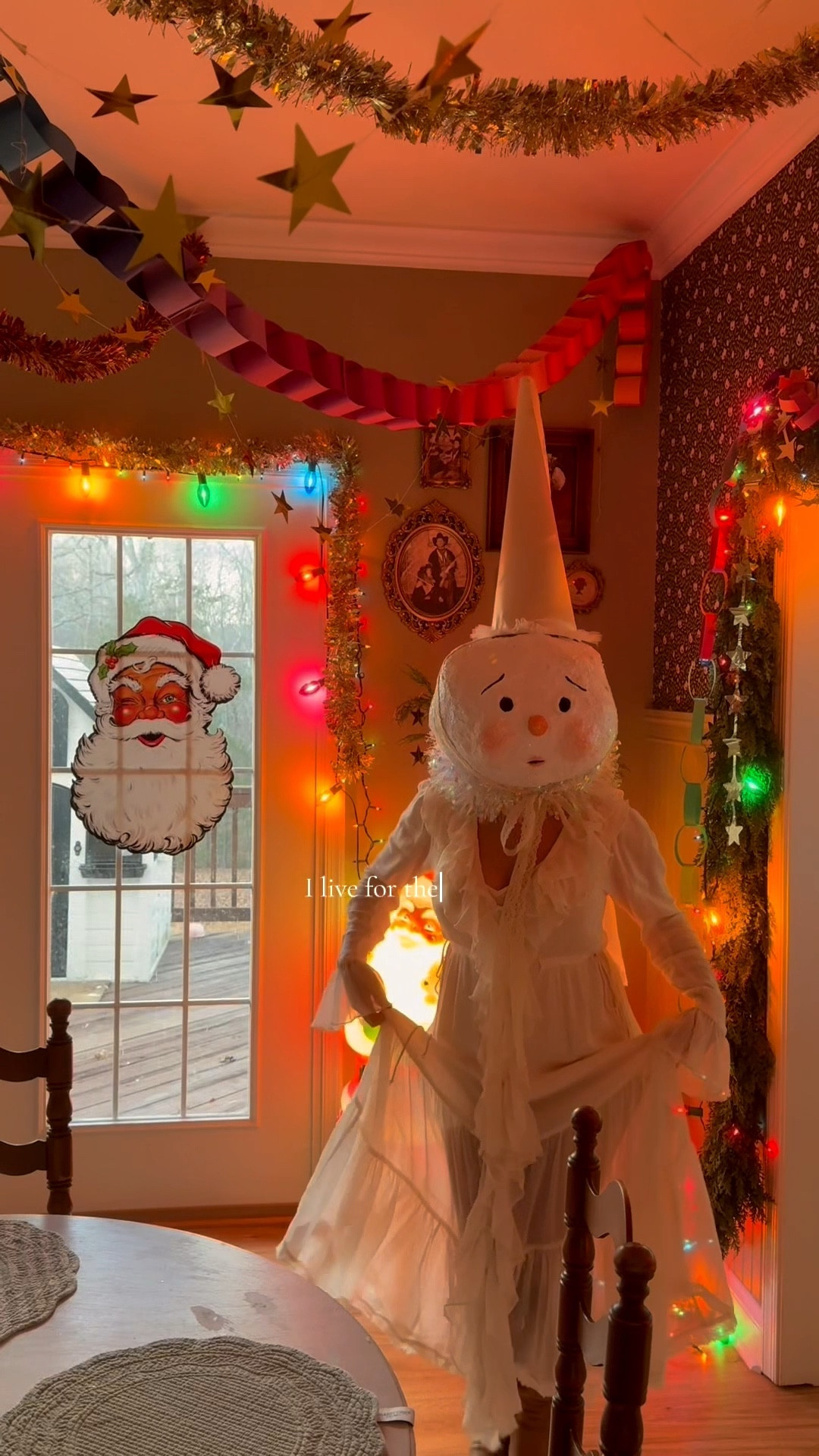 90s Christmas decor // Christmas decor // nostalgia nostalgic Christmas // incandescent colorful lights // free people dress

#LTKSeasonal #LTKHoliday #LTKHome