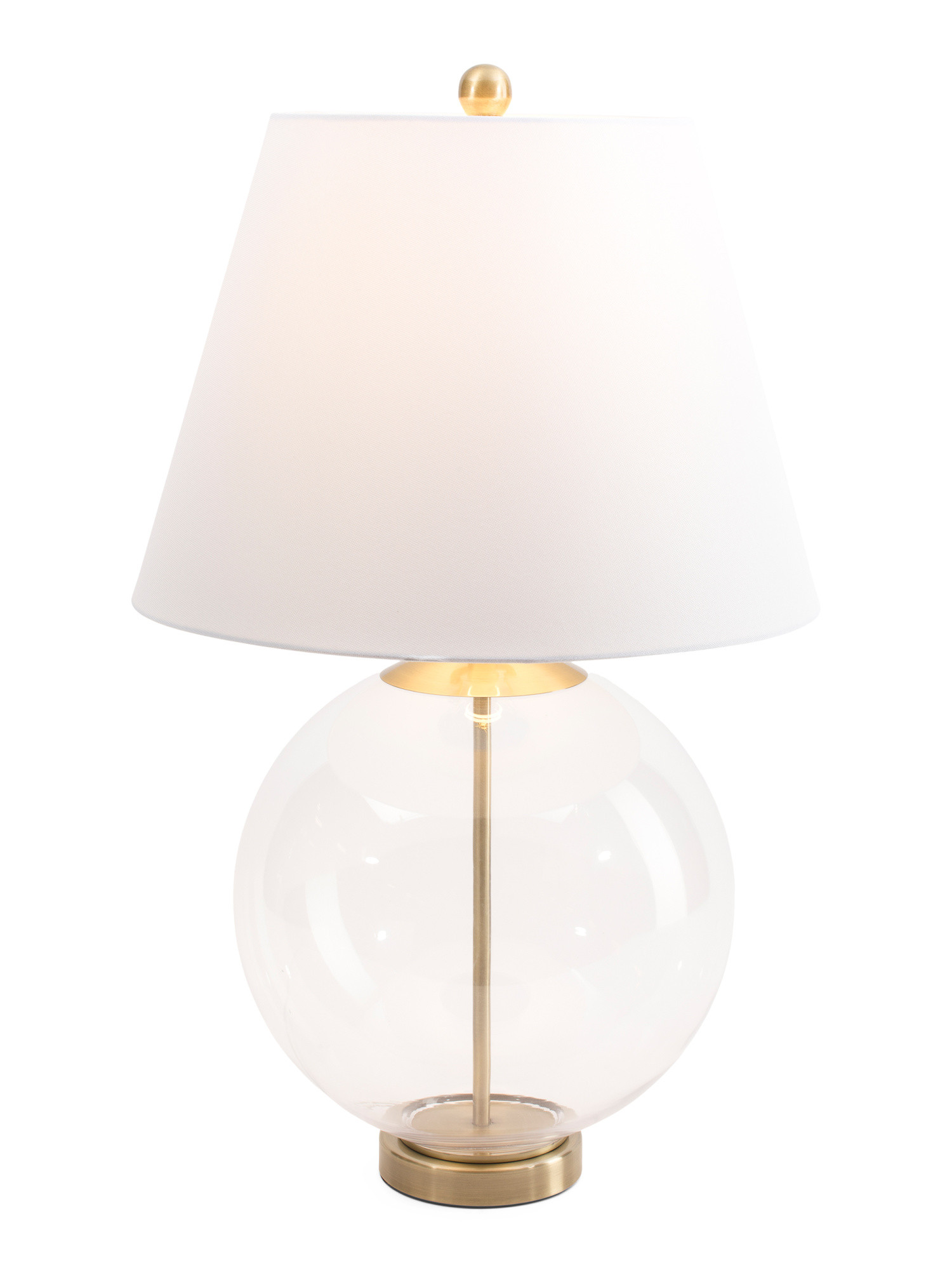 25in Glass Ball Table Lamp | Furniture & Lighting | Marshalls | Marshalls