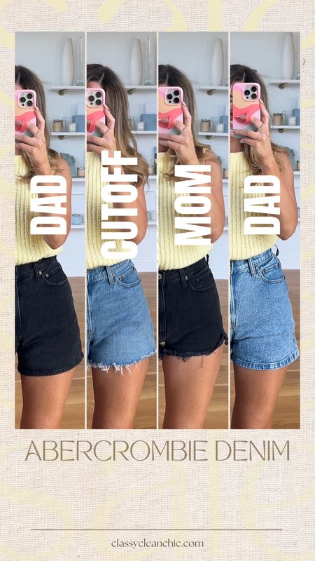 Most loved denim on sale now!
25# off Abercrombie shorts sale and denim shorts plus additional 15% off this weekend only with code: AFSHORTS 
wear my usual size 26
@abercrombie #abercrombiepartner

#LTKSaleAlert #LTKStyleTip #LTKFindsUnder100