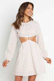 Jeako Dress - Beige Gingham | Petal & Pup (US)
