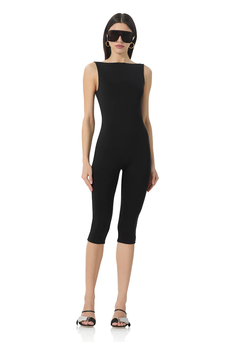 Tahlia Capri Catsuit - Noir | ShopAFRM