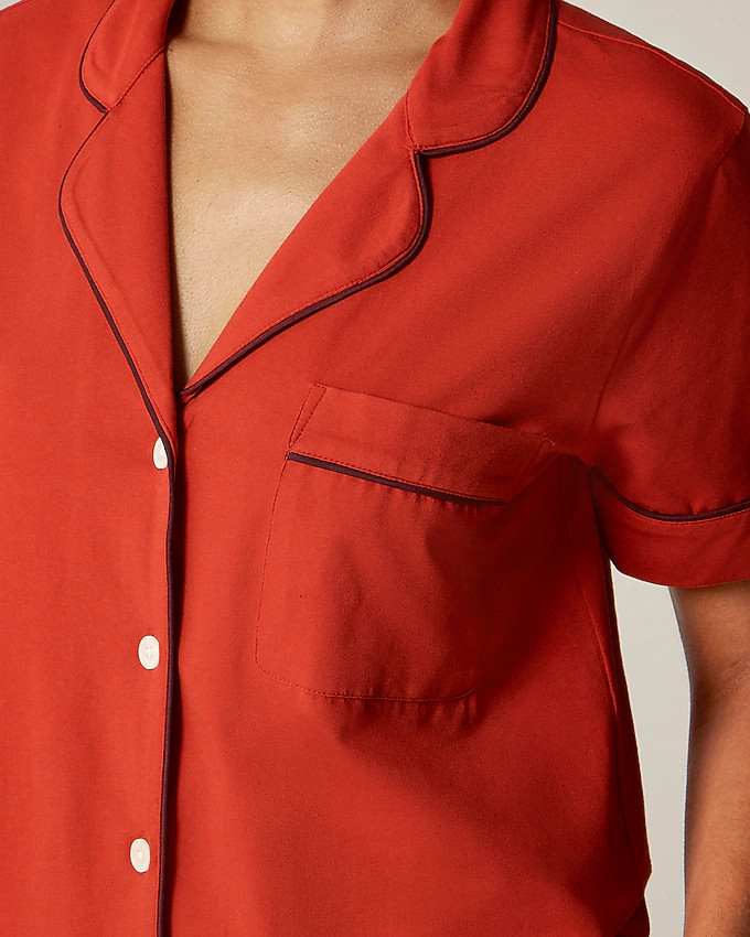 Dreamy cotton-blend pajama short set | J. Crew US