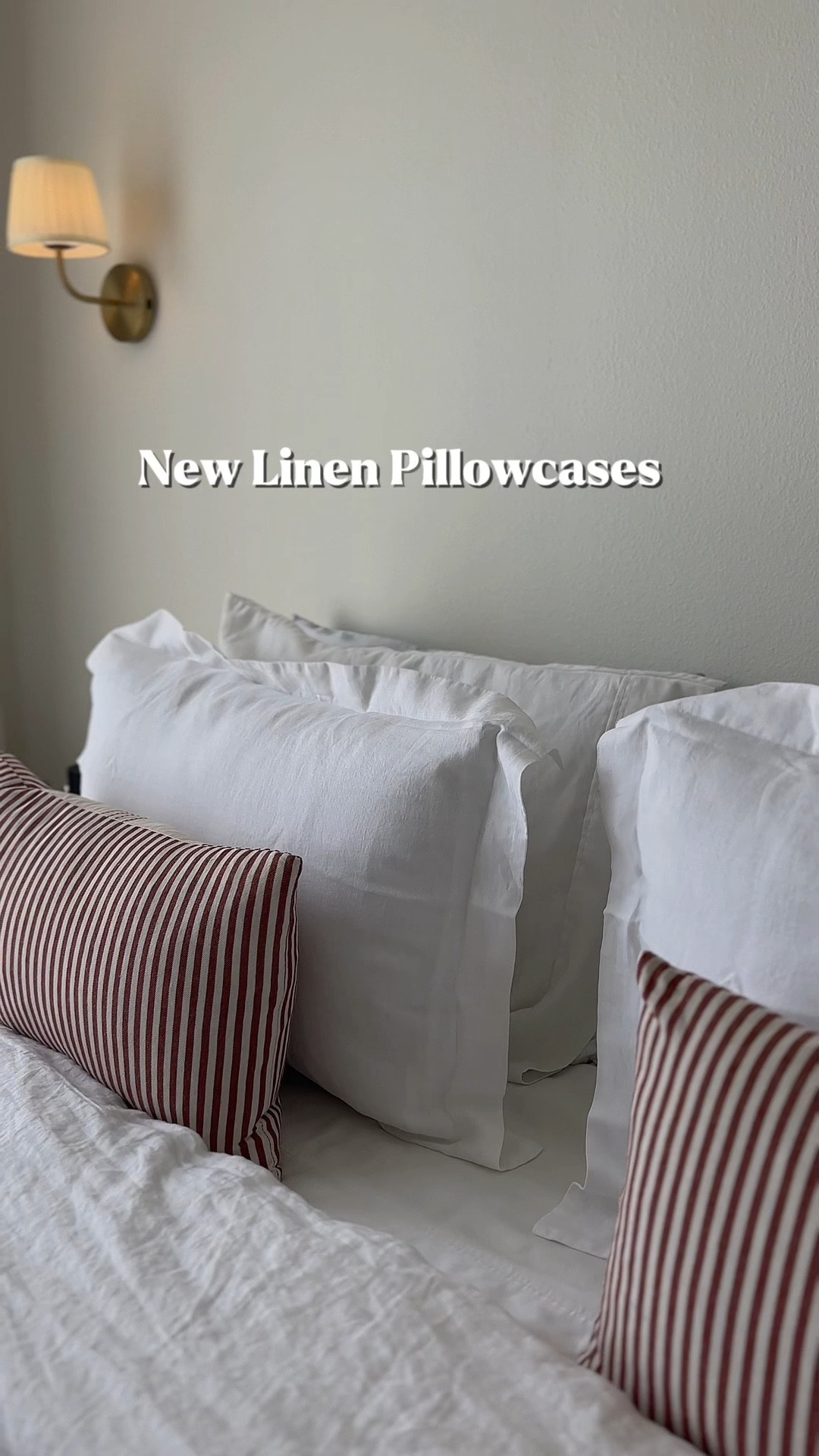 Upgraded my pillowcases to linen ones


#LTKHome