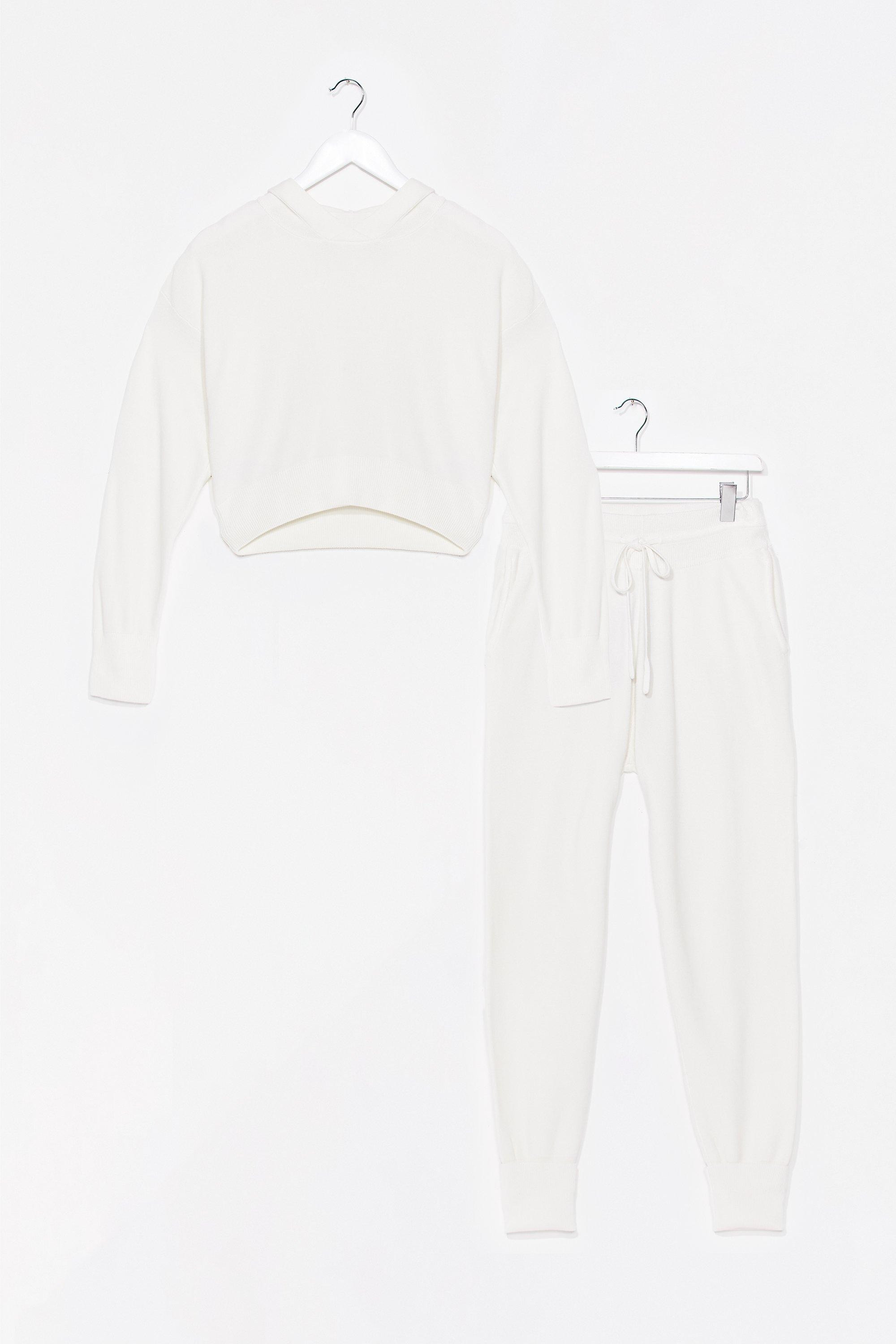 Morning Meeting Knitted Hoody + Jogger Lounge Set | NastyGal (US & CA)
