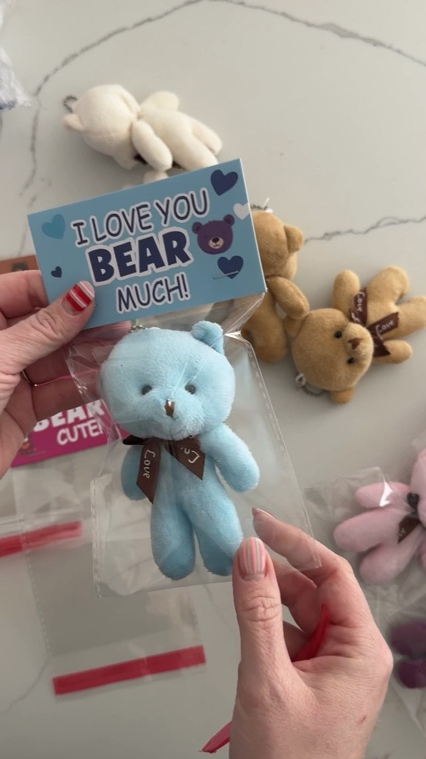 The cutest bear valentines, this would be an adorable backpack keychain for a class Valentine 

#LTKActive #LTKSeasonal #LTKKids