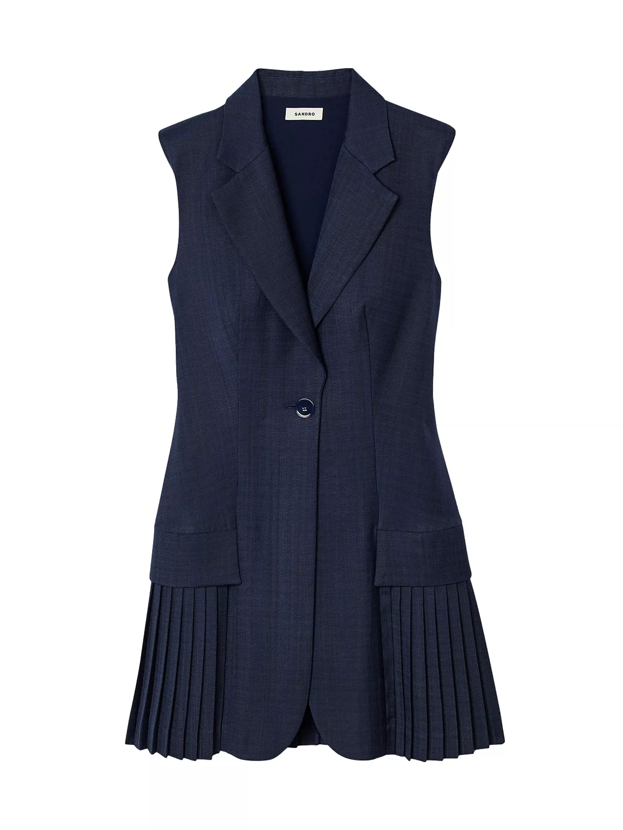 Short Pleated Suit Dress | Saks Fifth Avenue