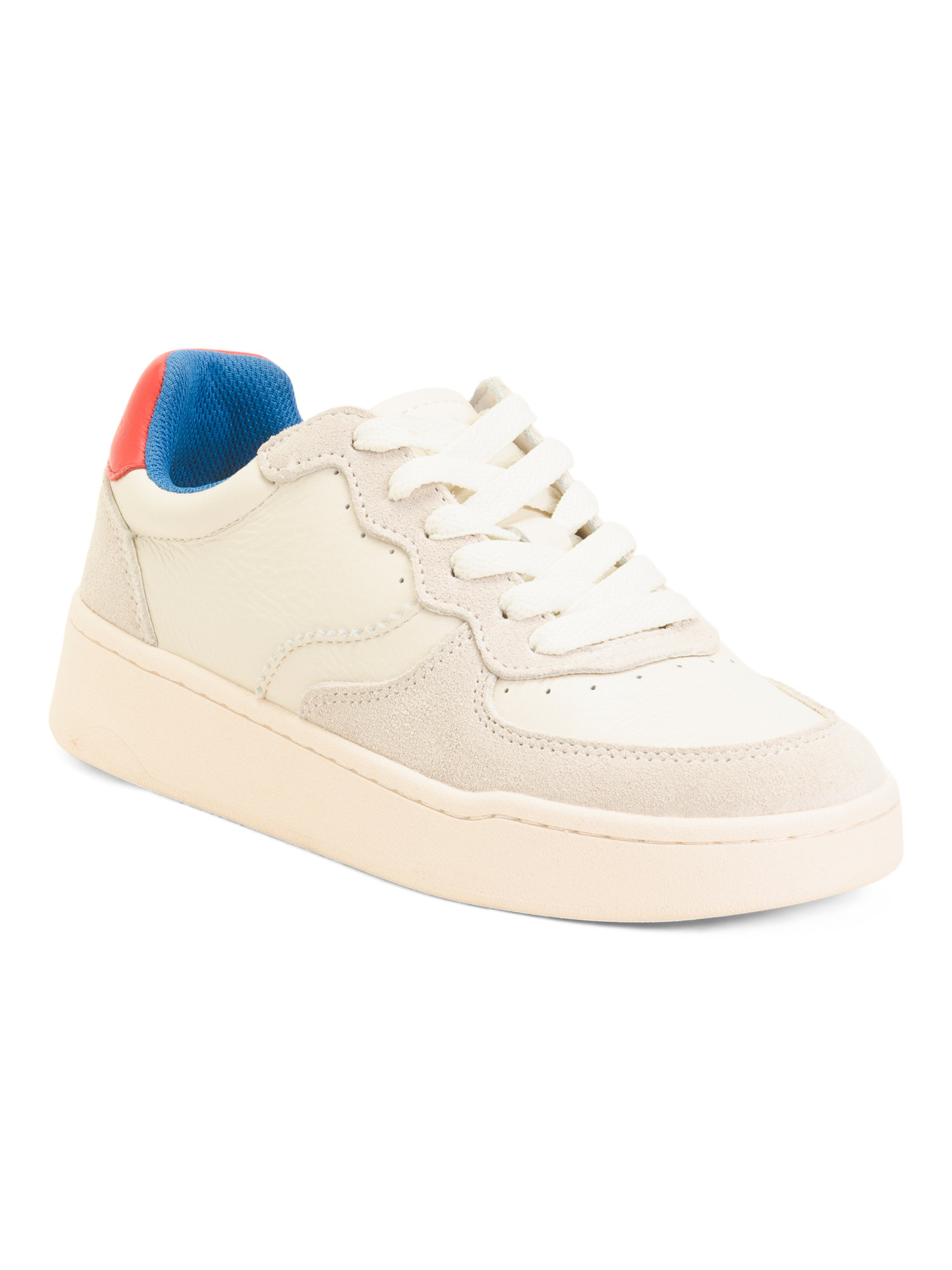 Leather And Suede Roma Sneakers | TJ Maxx