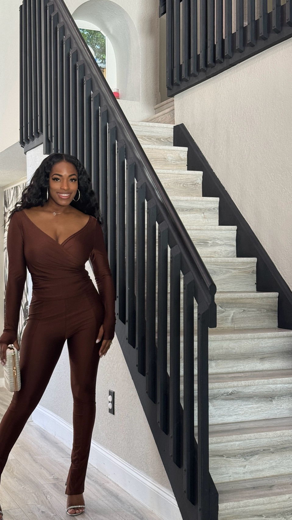 Brown catsuit. Comes in all different colors. Fits like a glove 

#LTKStyleTip #LTKFindsUnder50 #LTKParties