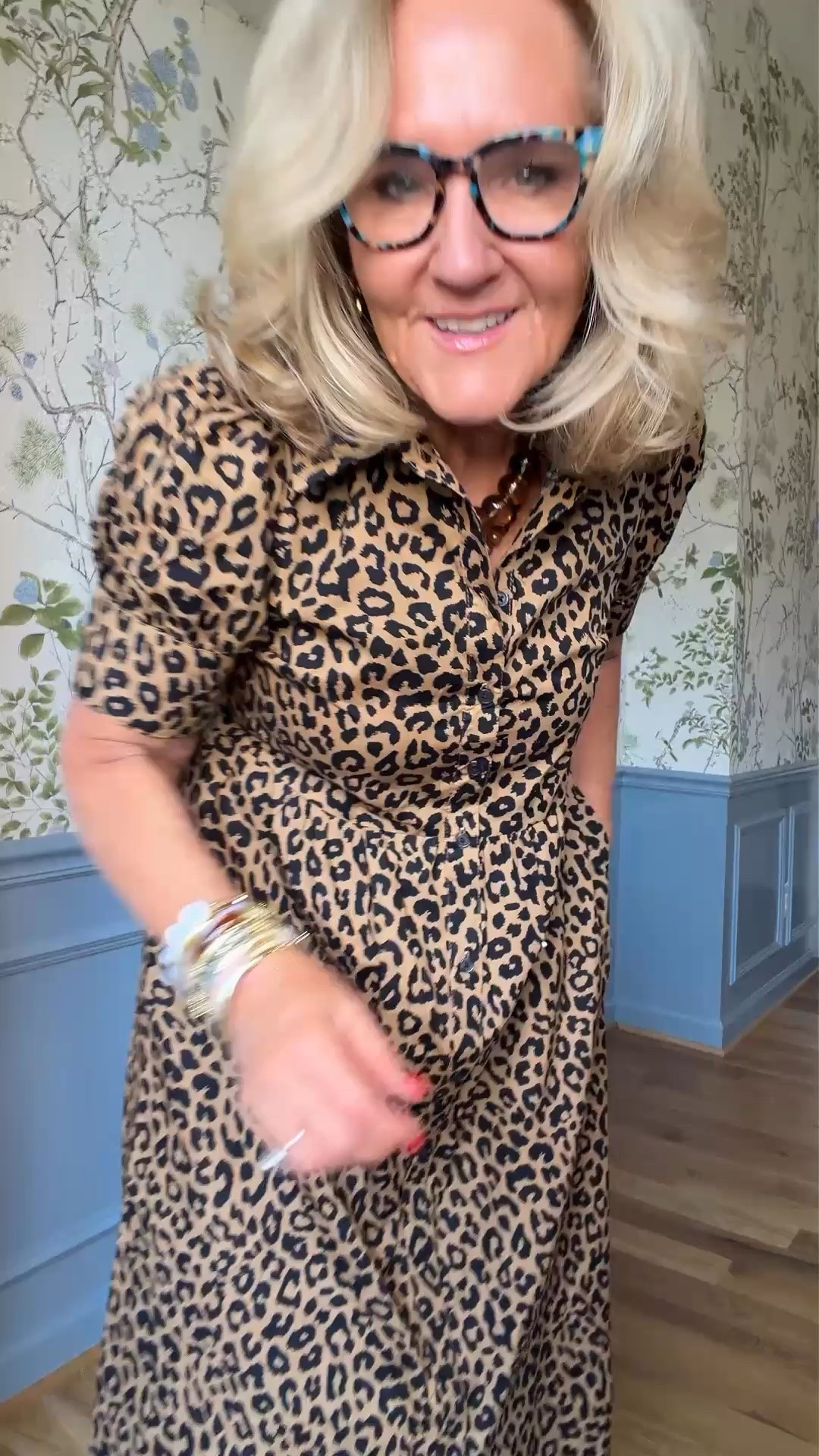 Tap the bell 🔔, heart ❤️ this post, and save for later!

This leopard-print midi dress makes a statement while keeping the silhouette easy and comfortable. The relaxed fit and crisp white platform sandals make it a simple one-and-done look for everyday wear.

Size note: I'm wearing a size small 

 #LTKdayinmylife #LTKgrwm #LTKootd