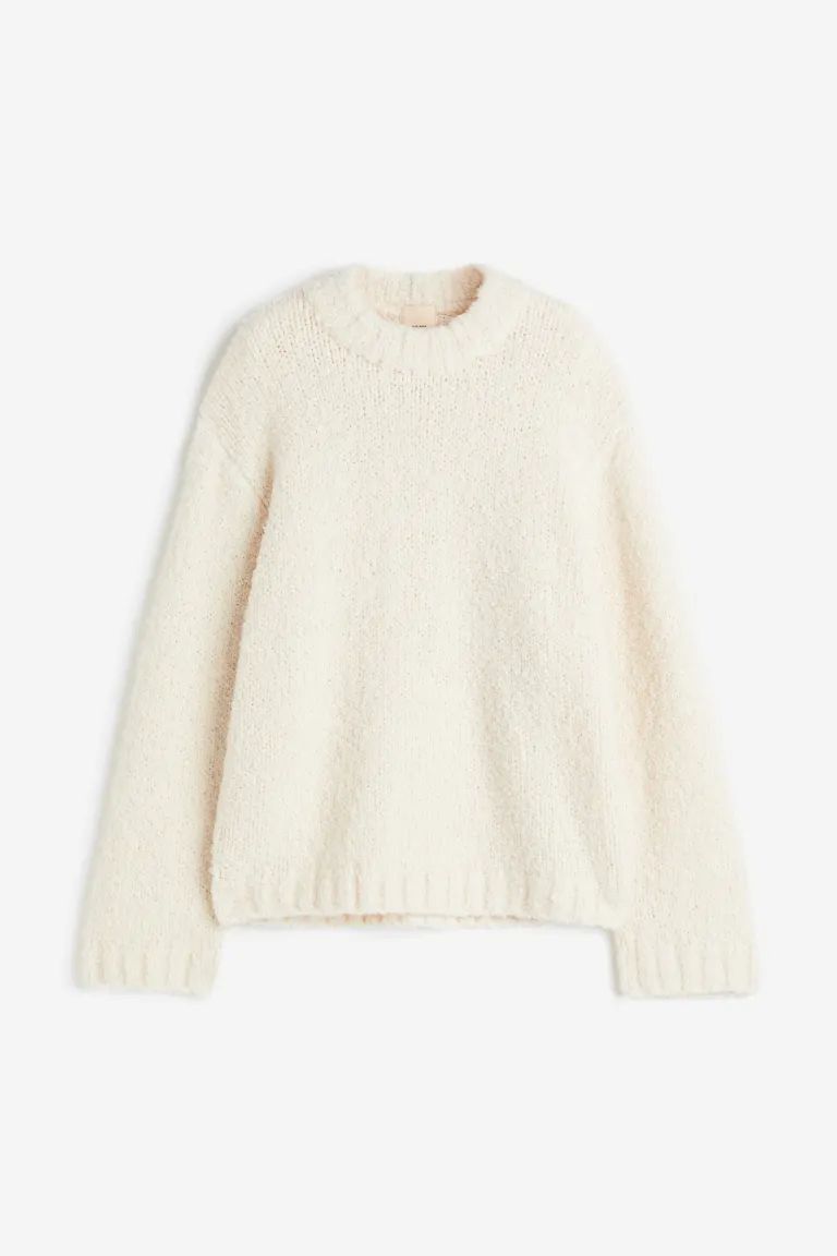 Oversized Sweater - Cream - Ladies | H&M US | H&M (US)