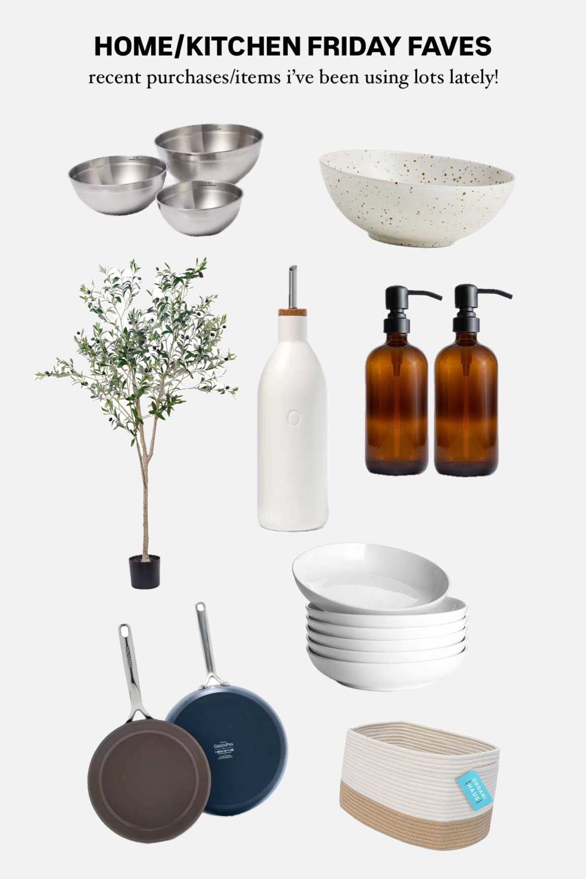 sharing some faves every friday! here’s some recent finds and items i use often! the plant is fave in our home fyi :) #homedecor #homefinds 

#LTKHome #LTKFindsUnder100 #LTKFamily