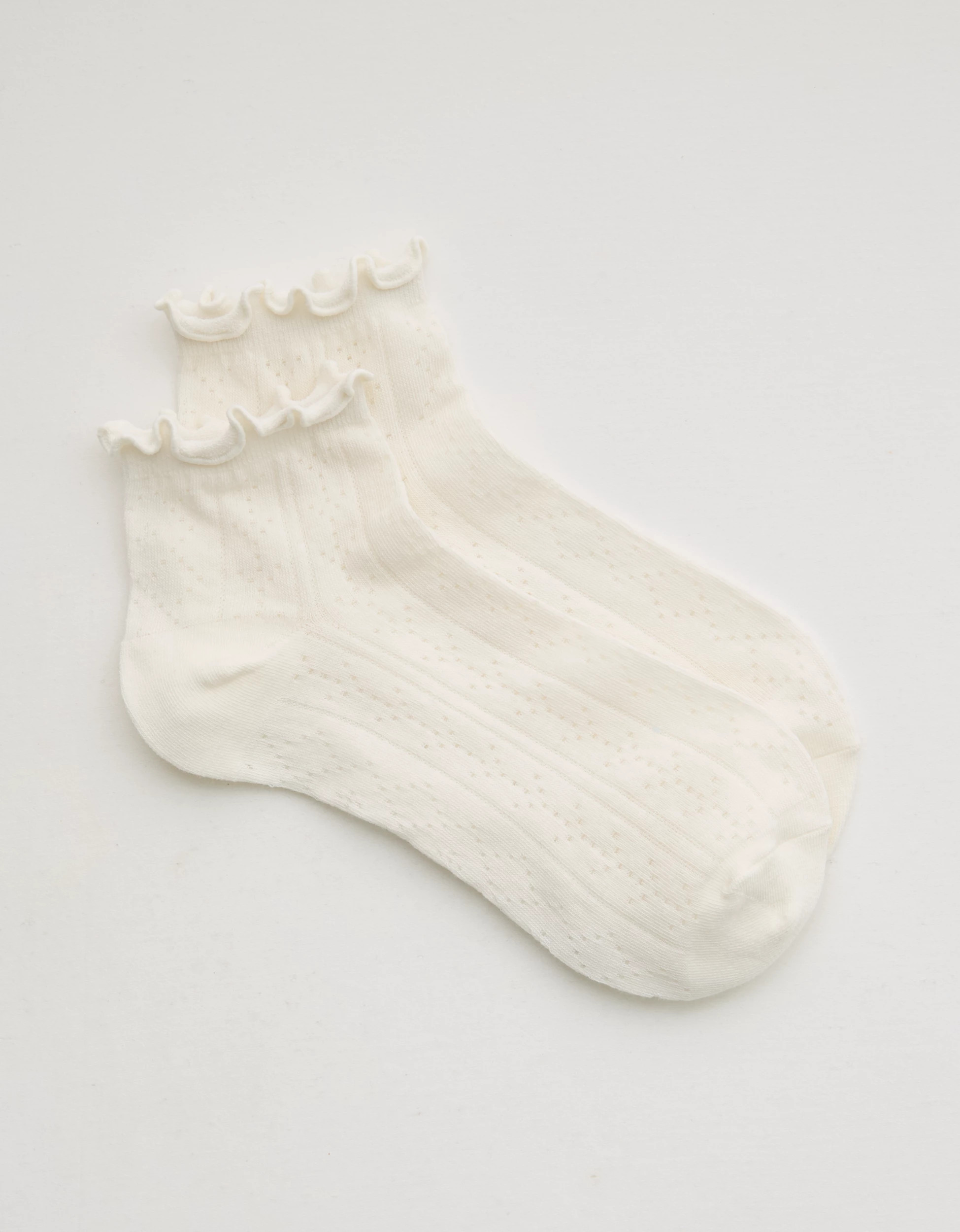 Aerie Pointelle Cotton Shortie Socks | Aerie