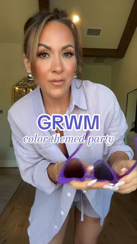 GRWM for a color party! 💜

Its all purple for me! 💜🦄🍇☂️

#colorthemedparty #grwm #lgd #wiw #getreadywithme #letsgetdressed #ootd #purpleoutfit 

#LTKstyletip #LTKSeasonal #LTKBacktoSchool