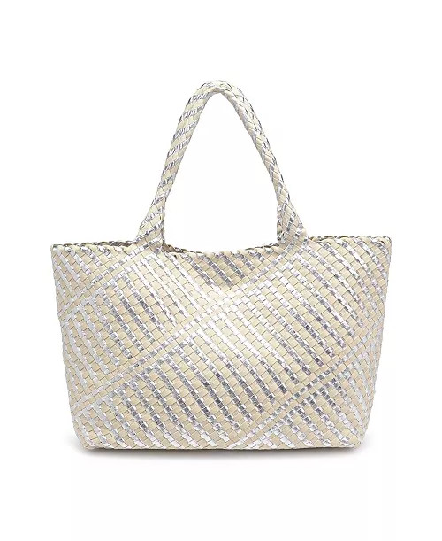 Moda Luxe Solana Woven Tote  - Macy's | Macy's