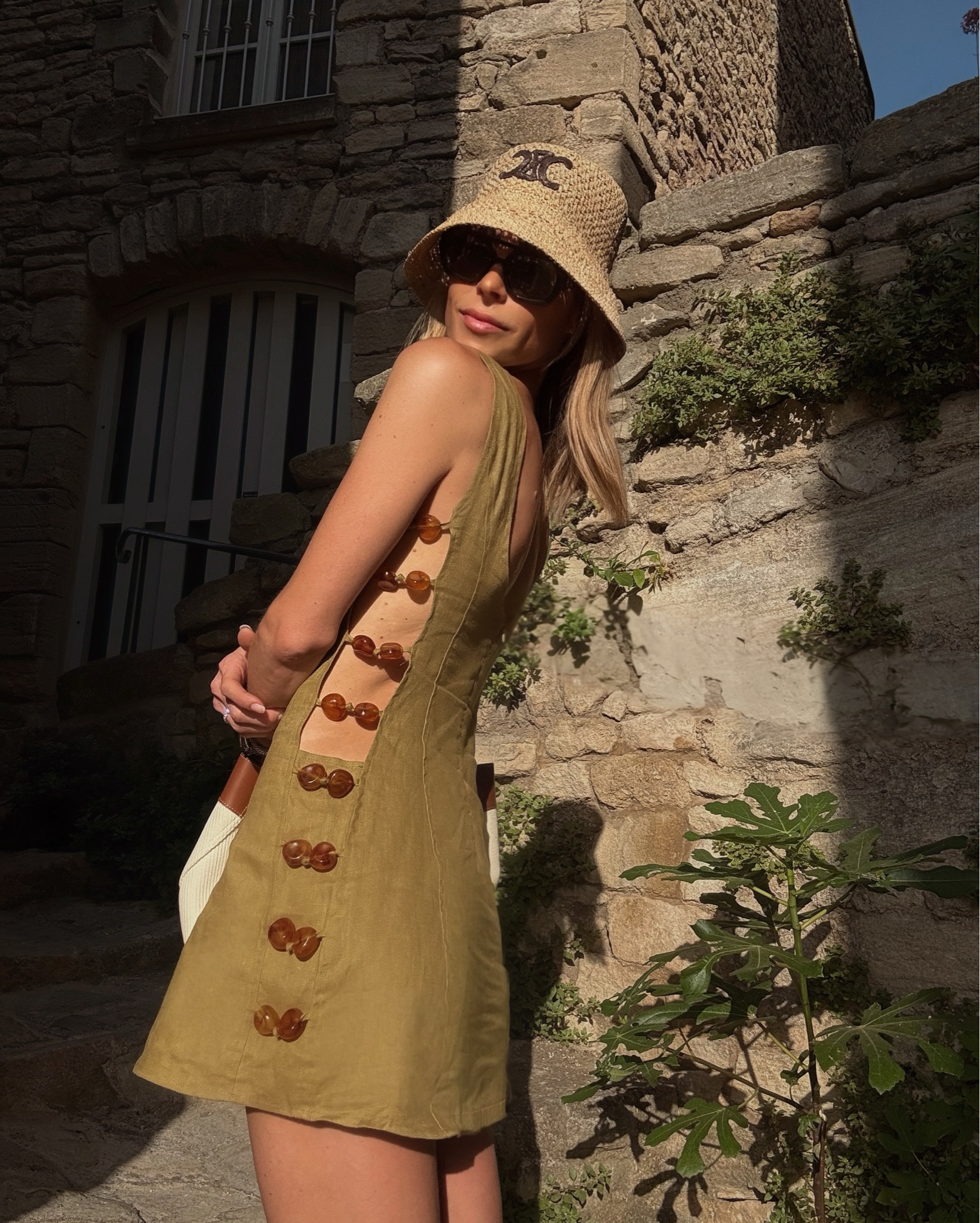 obsessed with this olive green linen dress 🫒🤍

#LTKStyleTip #LTKTravel #LTKItBag