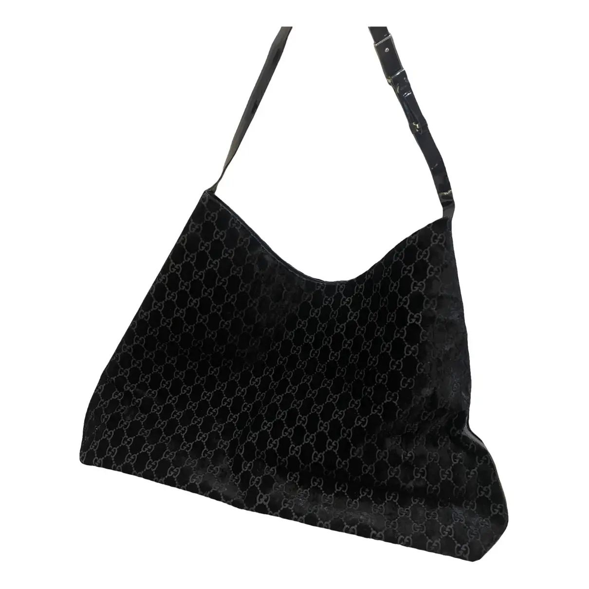 Hobo velvet handbag Gucci Black in Velvet - 42175701 | Vestiaire Collective (Global)