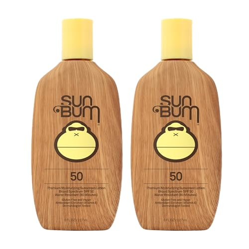 Sun Bum Original SPF 50 Sunscreen Lotion | Vegan and Reef Friendly (Octinoxate & Oxybenzone Free) Broad Spectrum Moisturizing UVA/UVB Sunscreen with Vitamin E | 8 oz (Pack of 2) | Amazon (US)