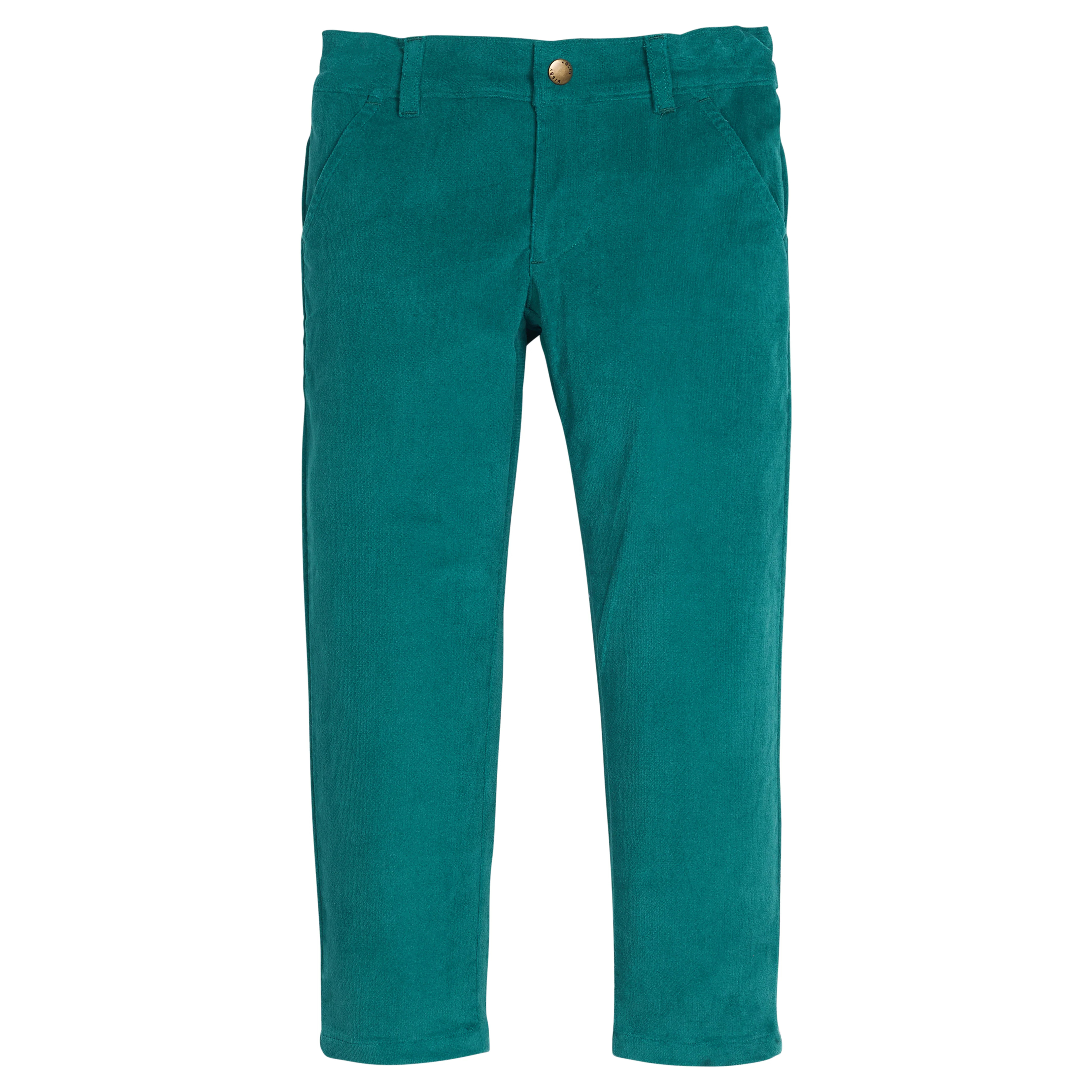 Twiggy Pants - Peacock Velvet | BISBY Kids